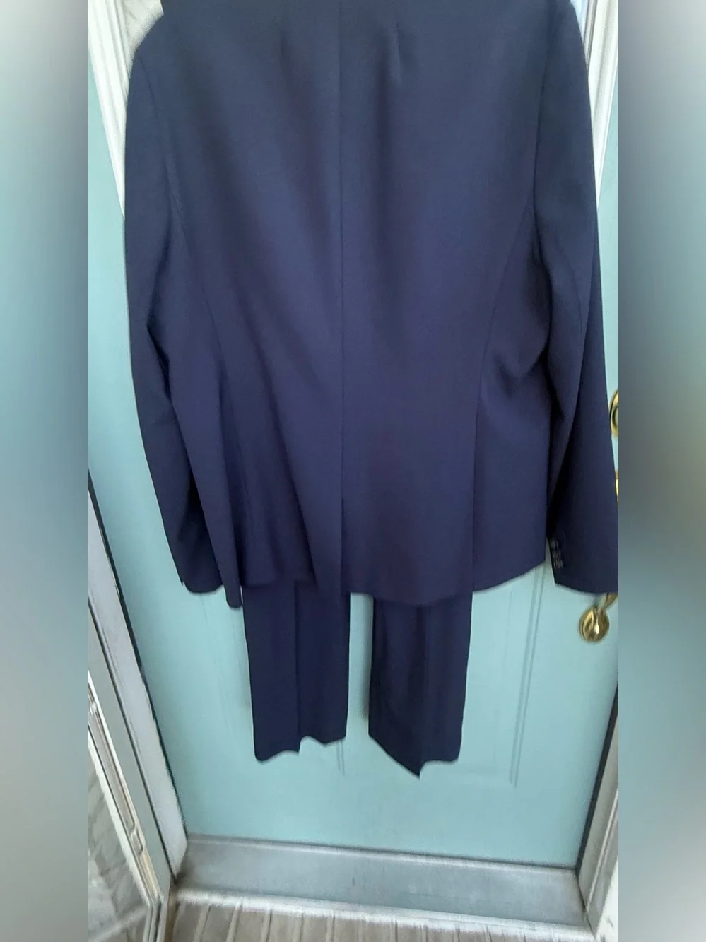 J.Crew 365 Edie Italian Wool Suit 16T Navy Blazer & Pants Women’s Set